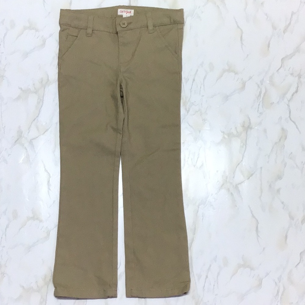 Girls khaki pants size 4